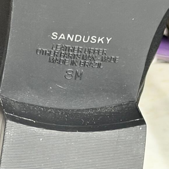 Markon Sandusky Boots 8 Black Leather Mid Calf Pull On Riding Western Equestrian - Picture 12 of 12